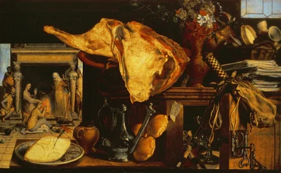 Vanitas-Stillleben (Christus bei Maria und Martha), 1552